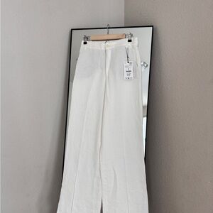 Zara Women's Linen Blend Pleate
Pants
